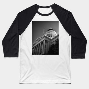 State Capital Building, Sacramento California Baseball T-Shirt